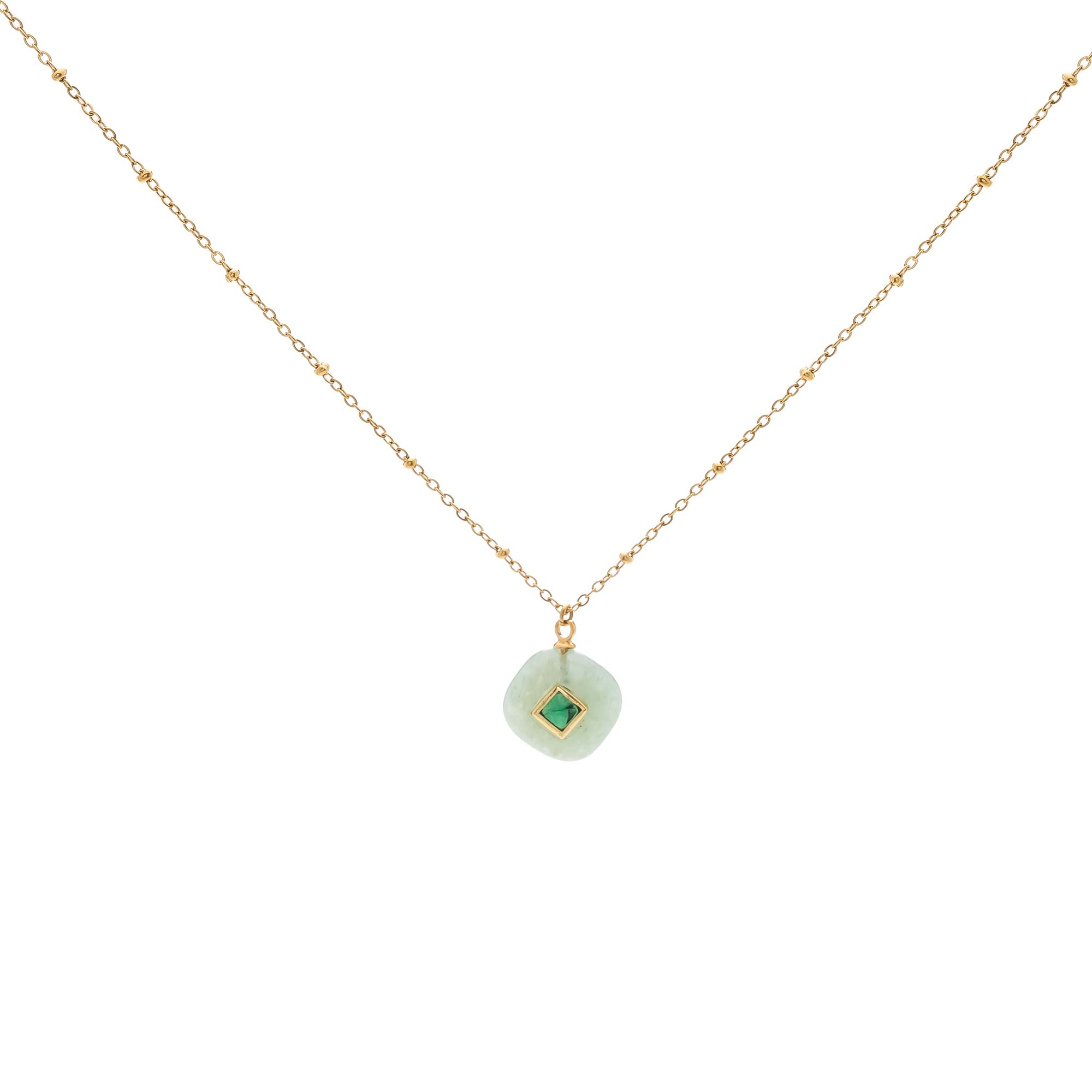 Collar Romeo Green Gold