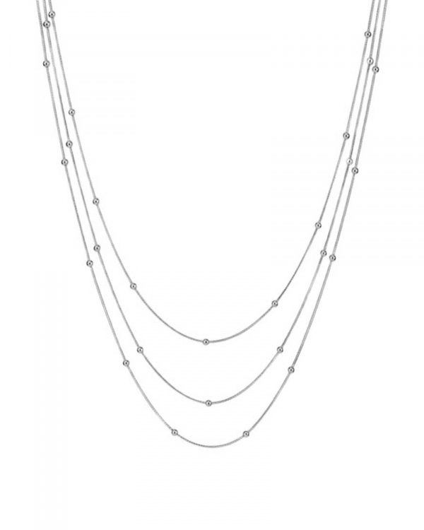Collar Triple Bolas Acero