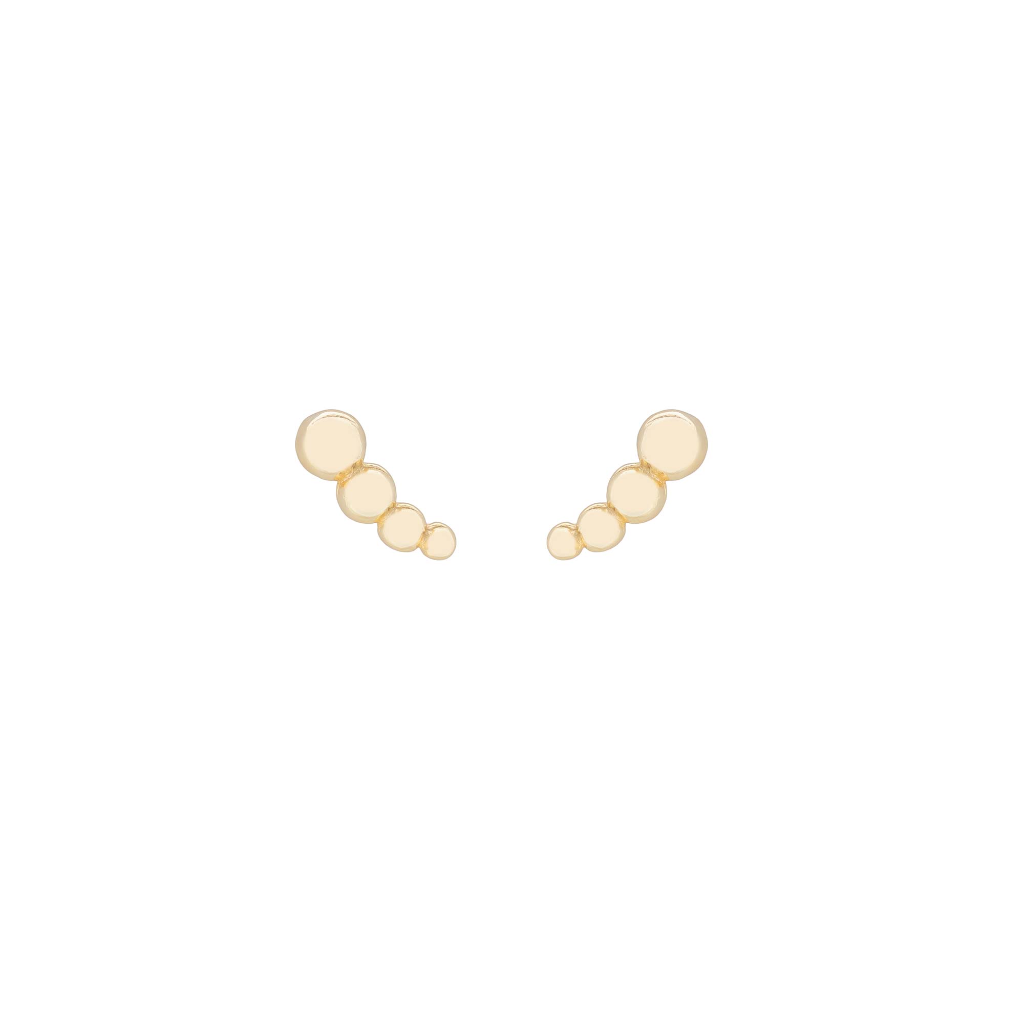 Pendientes Cuatro Bolas Oro