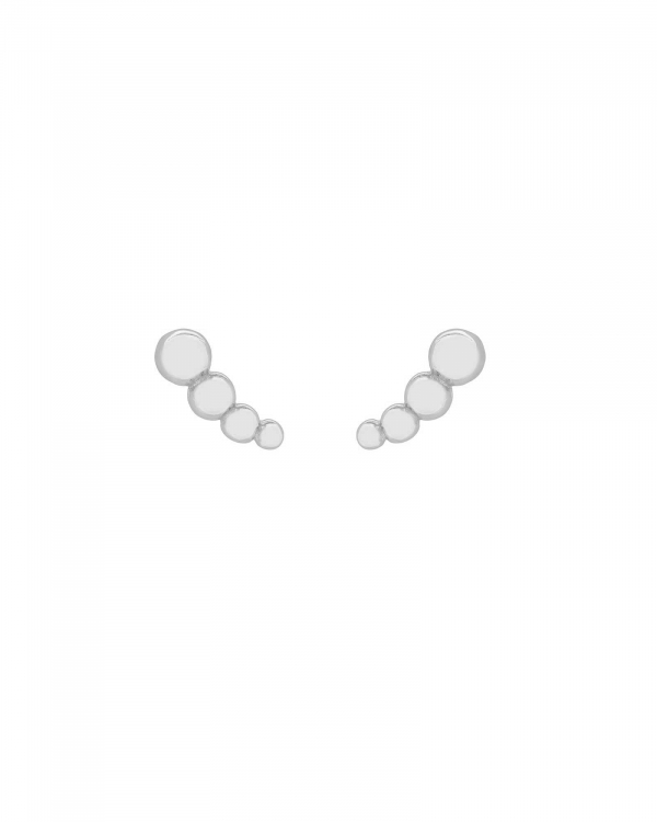 Pendientes Cuatro Bolas Plata