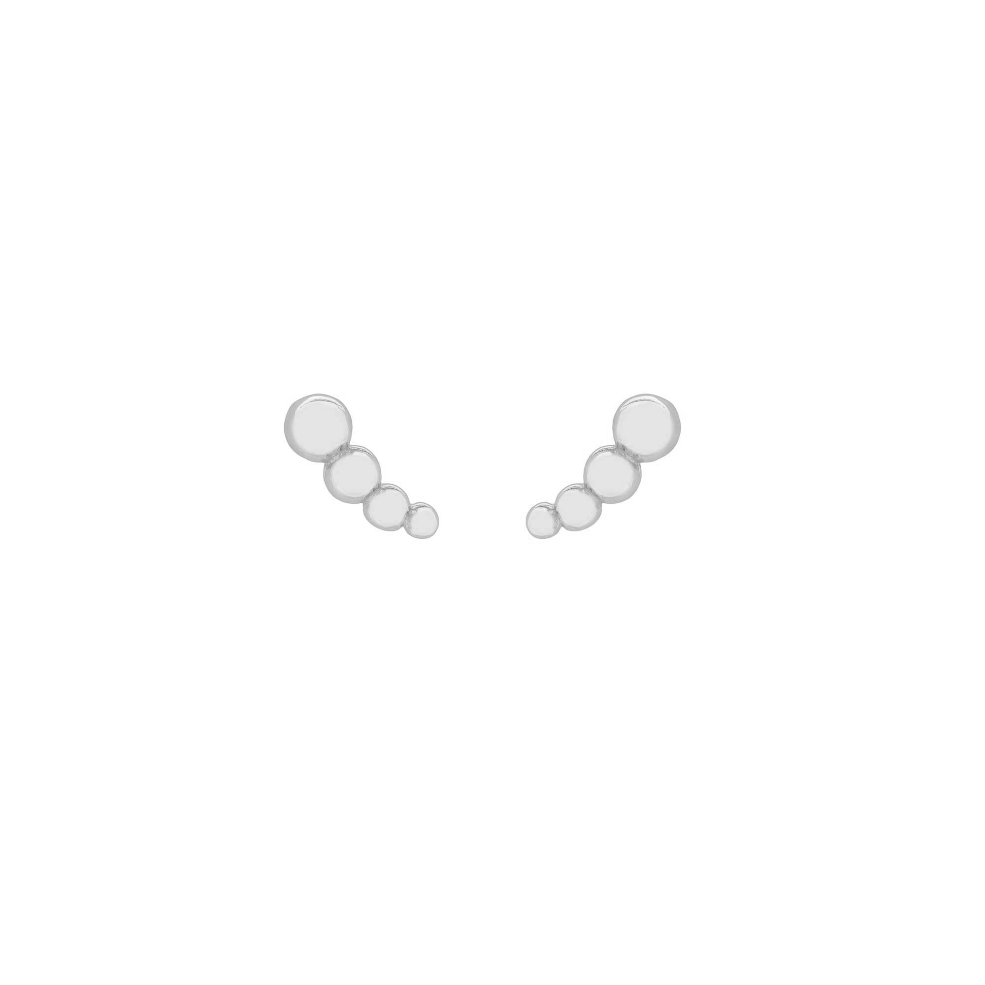 Pendientes Cuatro Bolas Plata