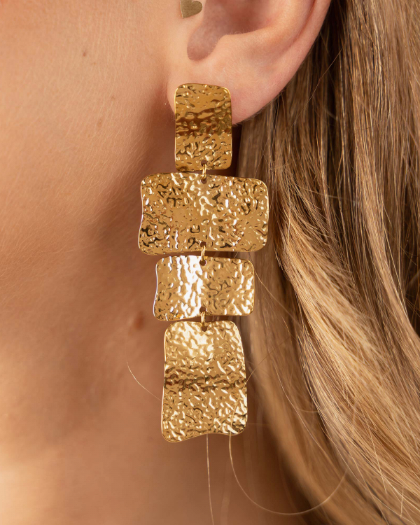 Pendientes Arquitec Gold