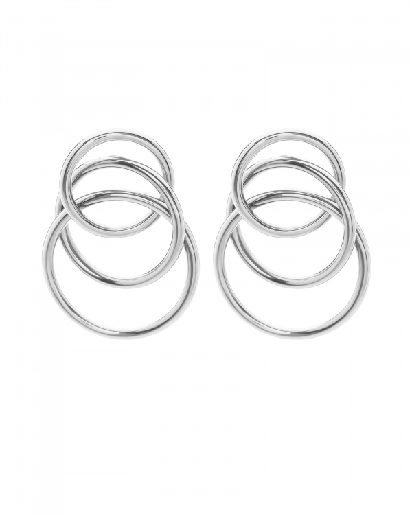 Pendientes Tricir Acero