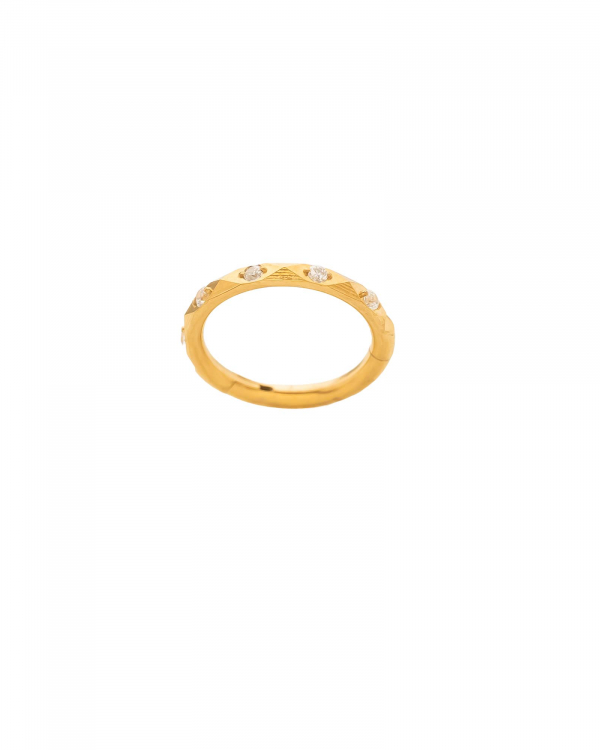 Piercing Aro 5 Circonitas Gold