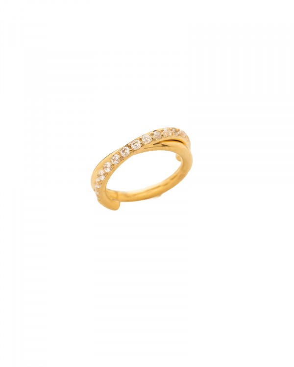 Piercing Aro Cruzado Gold