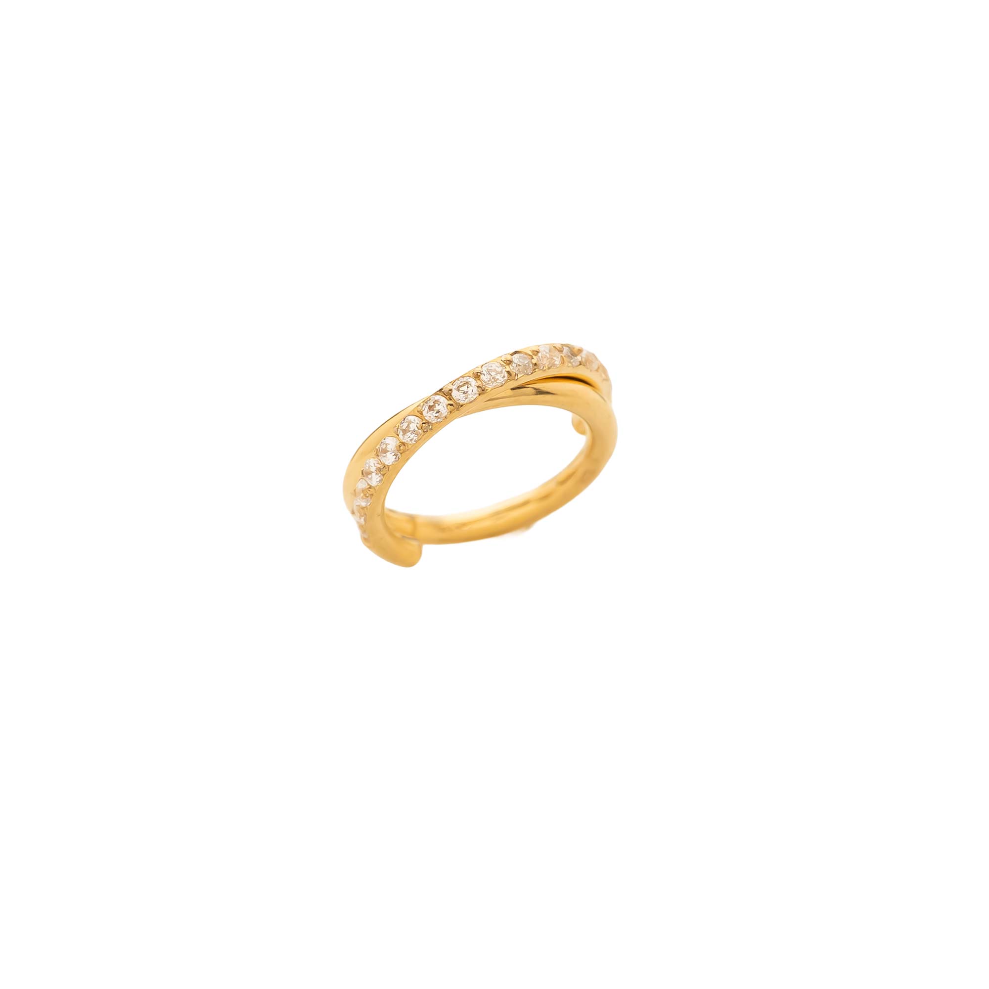 Piercing Aro Cruzado Gold