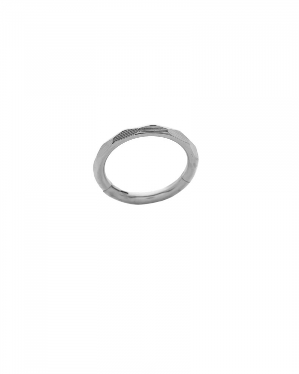 Piercing Aro Diamantado Acero
