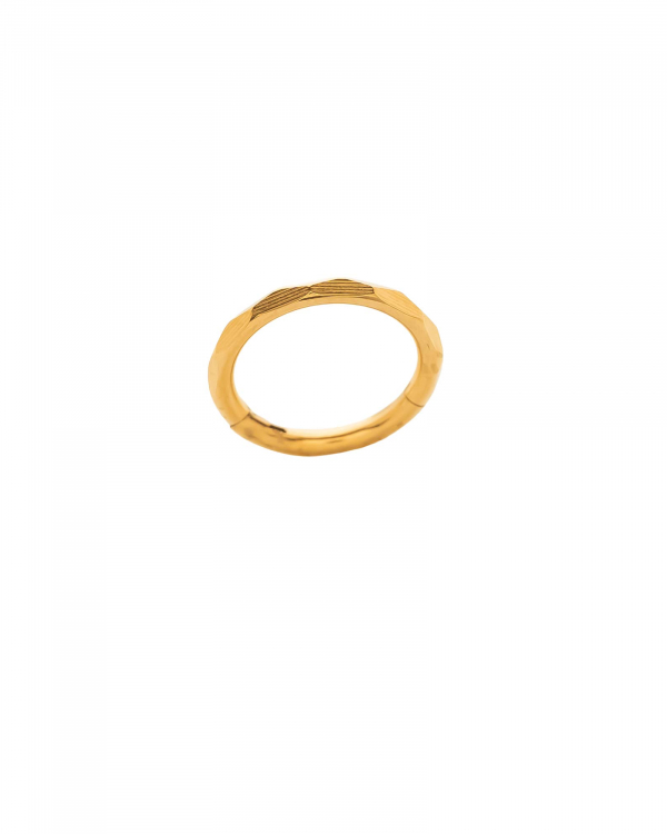 Piercing Aro Diamantado Gold