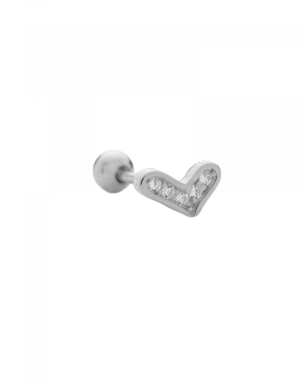 Piercing Cuore Plata