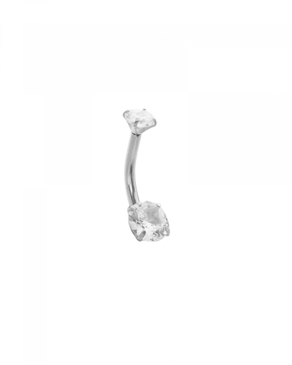 Piercing Ombligo Diamond Acero