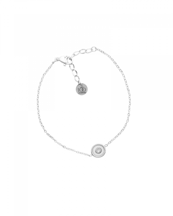 Pulsera Circle Nacar Acero