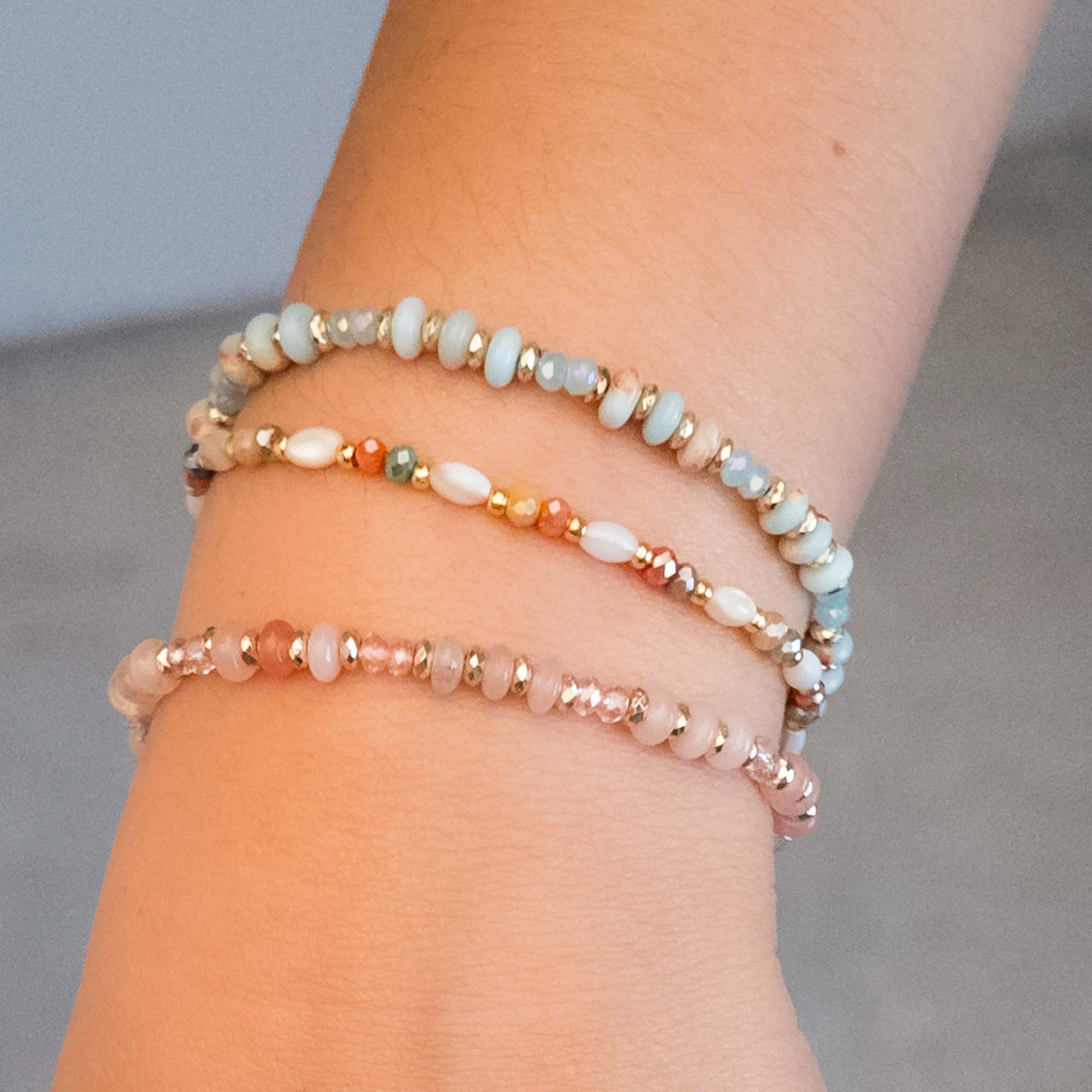 Pulsera Tura Cuarzo Rosa Gold - Imagen 2