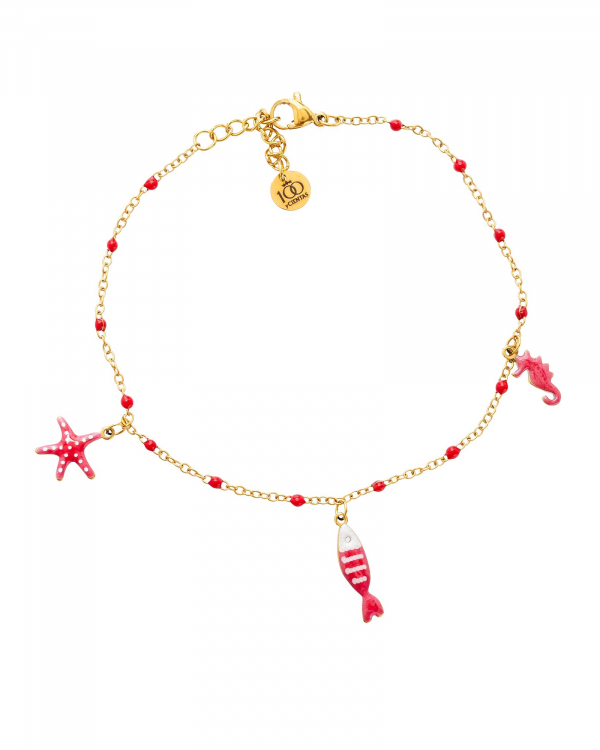 Tobillera Mar Rojo Gold