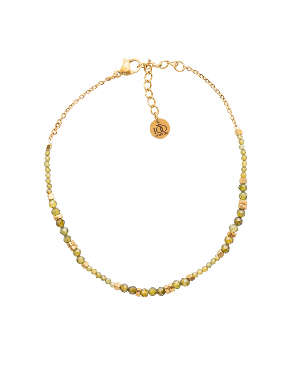Tobillera Olivina Gold