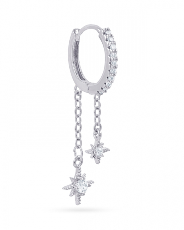Aro Estrellas Cadenas Acero