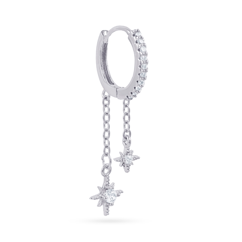 Aro Estrellas Cadenas Acero