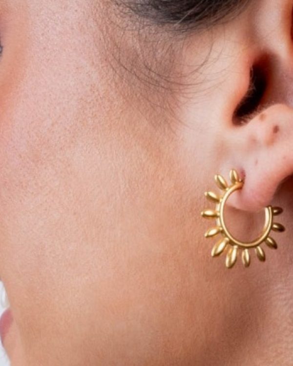 Aros Pétalos Gold