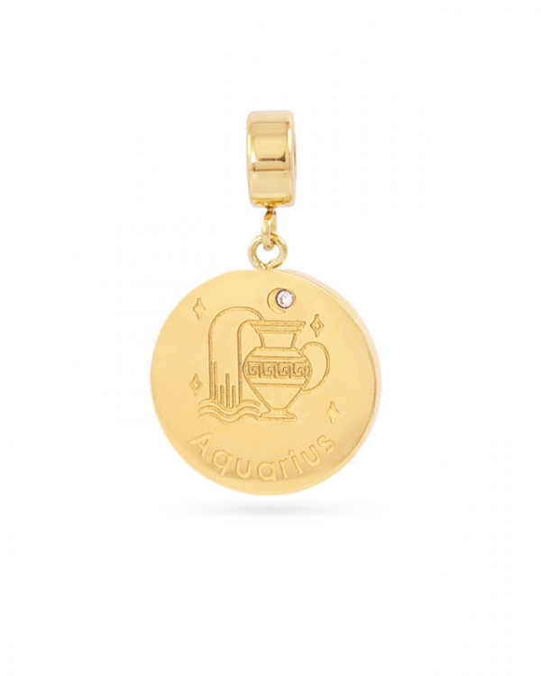 Charm Aquarius Gold
