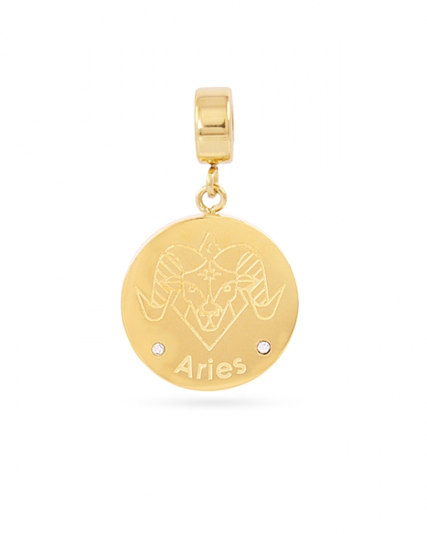 Charm Aries Gold