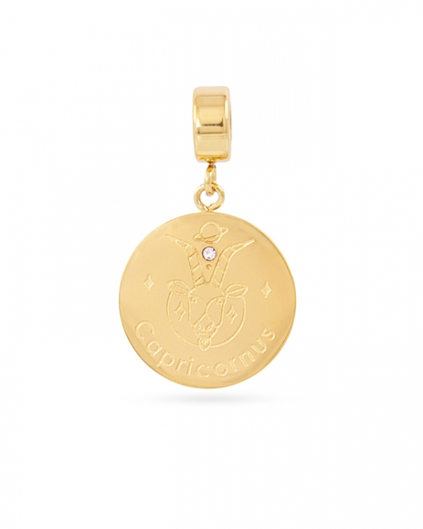 Charm Capricornus Gold