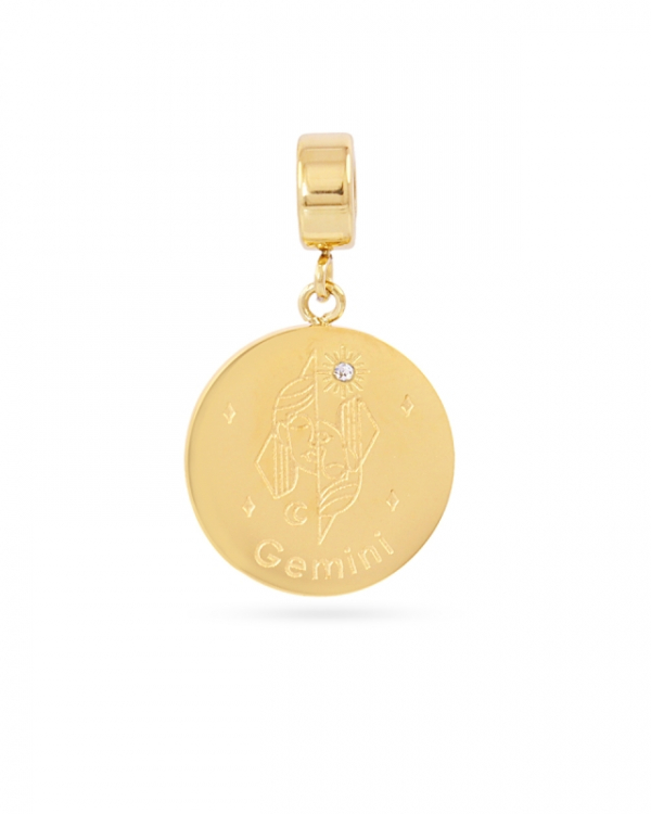 Charm Géminis Gold