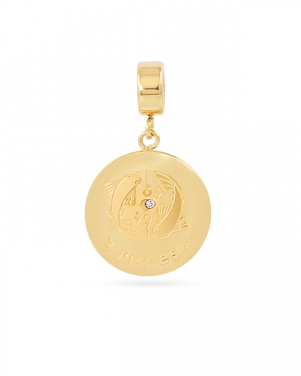 Charm Pisces Gold