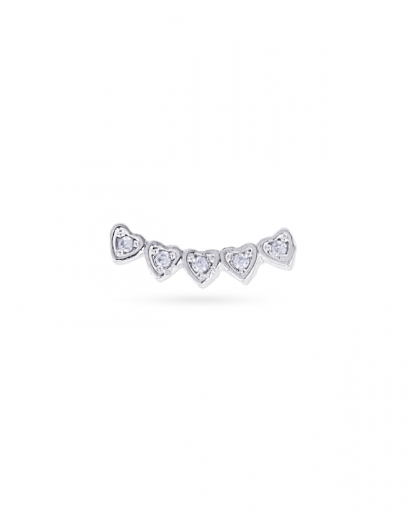 Piercing Cinco Corazones Acero