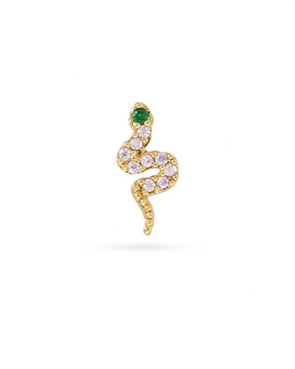 Piercing Serpi Green Gold