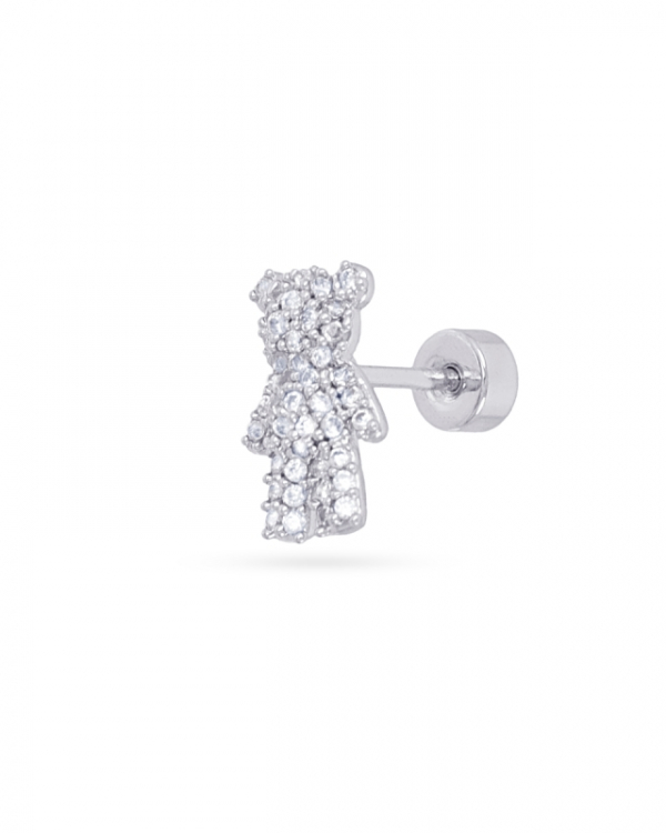 Piercing Teddy Pave Acero