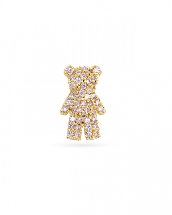 Piercing Teddy Pave Gold