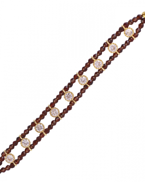 Pulsera Tico Brown Gold