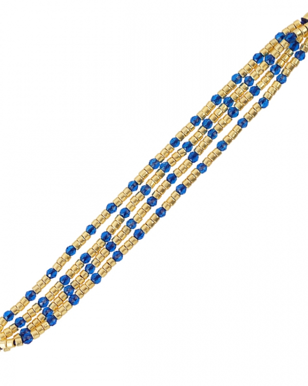 Pulsera Tihi Blue Gold