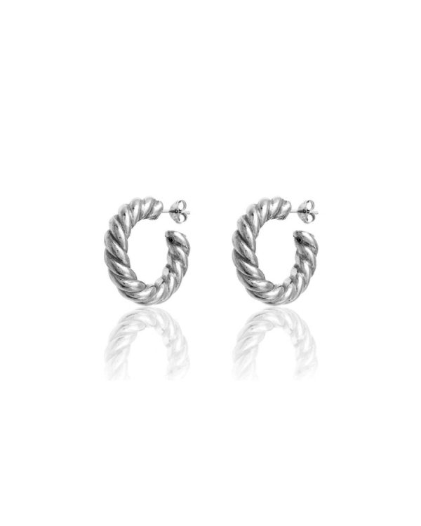 Aros Trenzados Plata