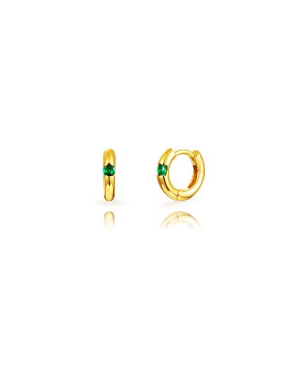 Mini aro One Verde Oro