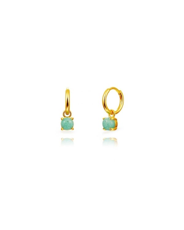 Aro Amazonita Oro