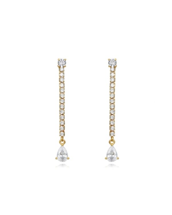 Pendientes Riviere Gota Oro