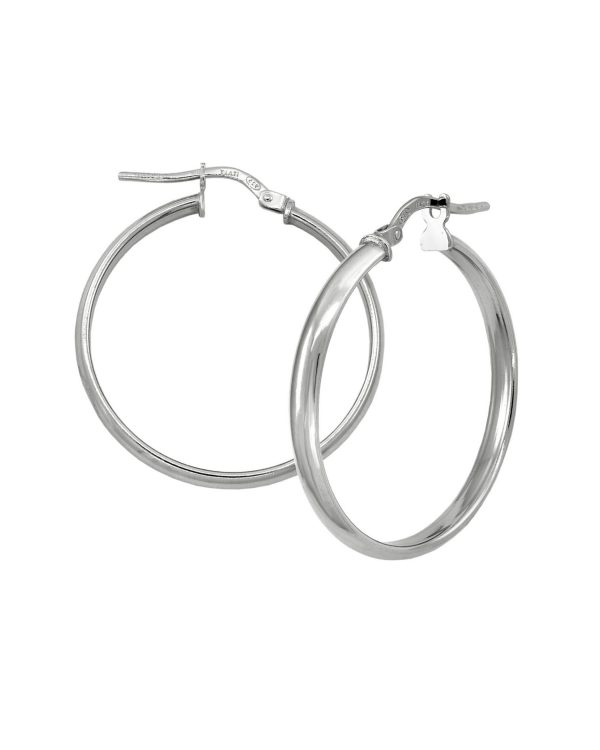 Aros Media Caña Plata