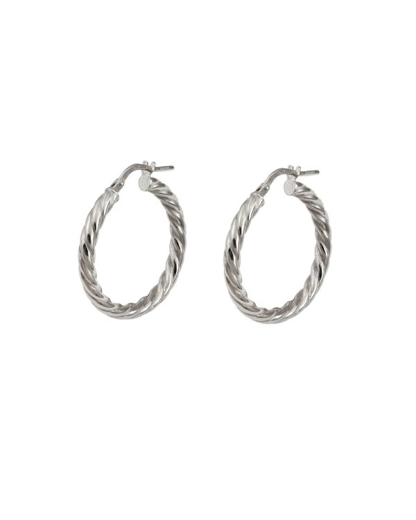 Aros Rizados Plata