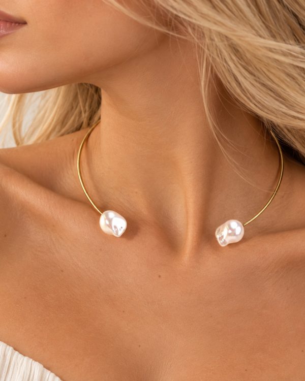 Chocker 2 Perlones Gold