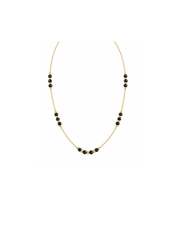 Collar Trespi Ónix Gold