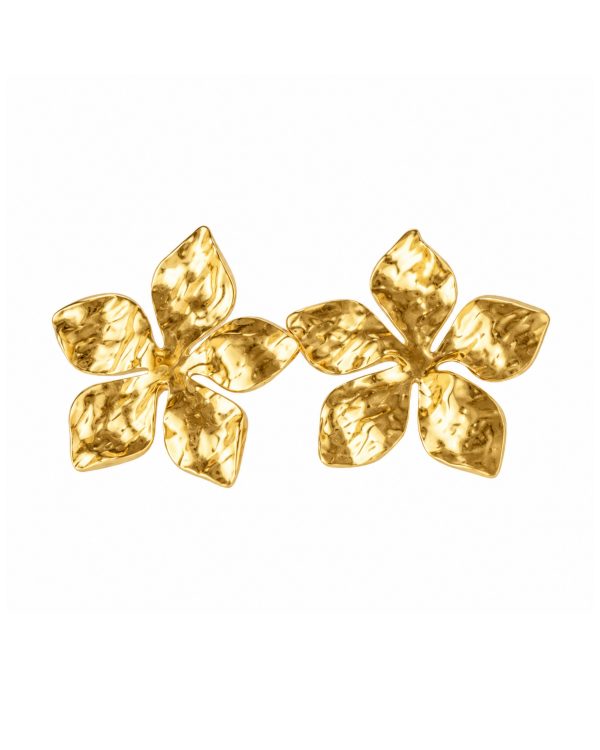Pendientes Fleur Cinq Gold