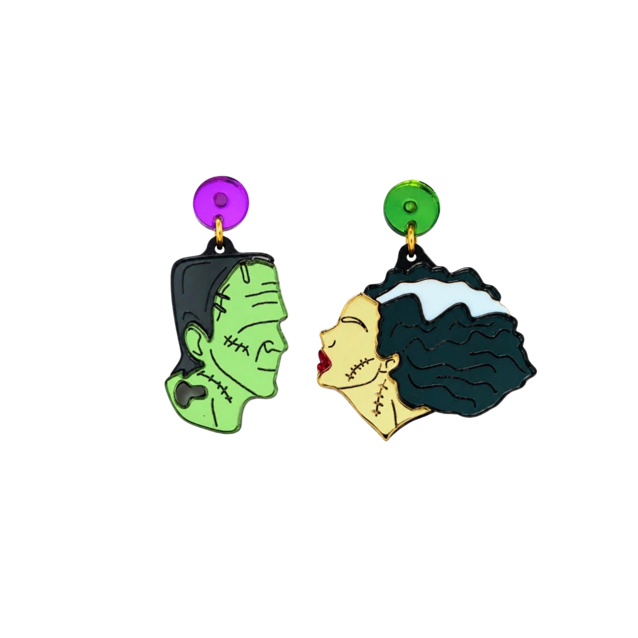 Pendientes Frankestein METACRILATO